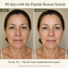 The Peptide Restore System for Mature Women's Skin