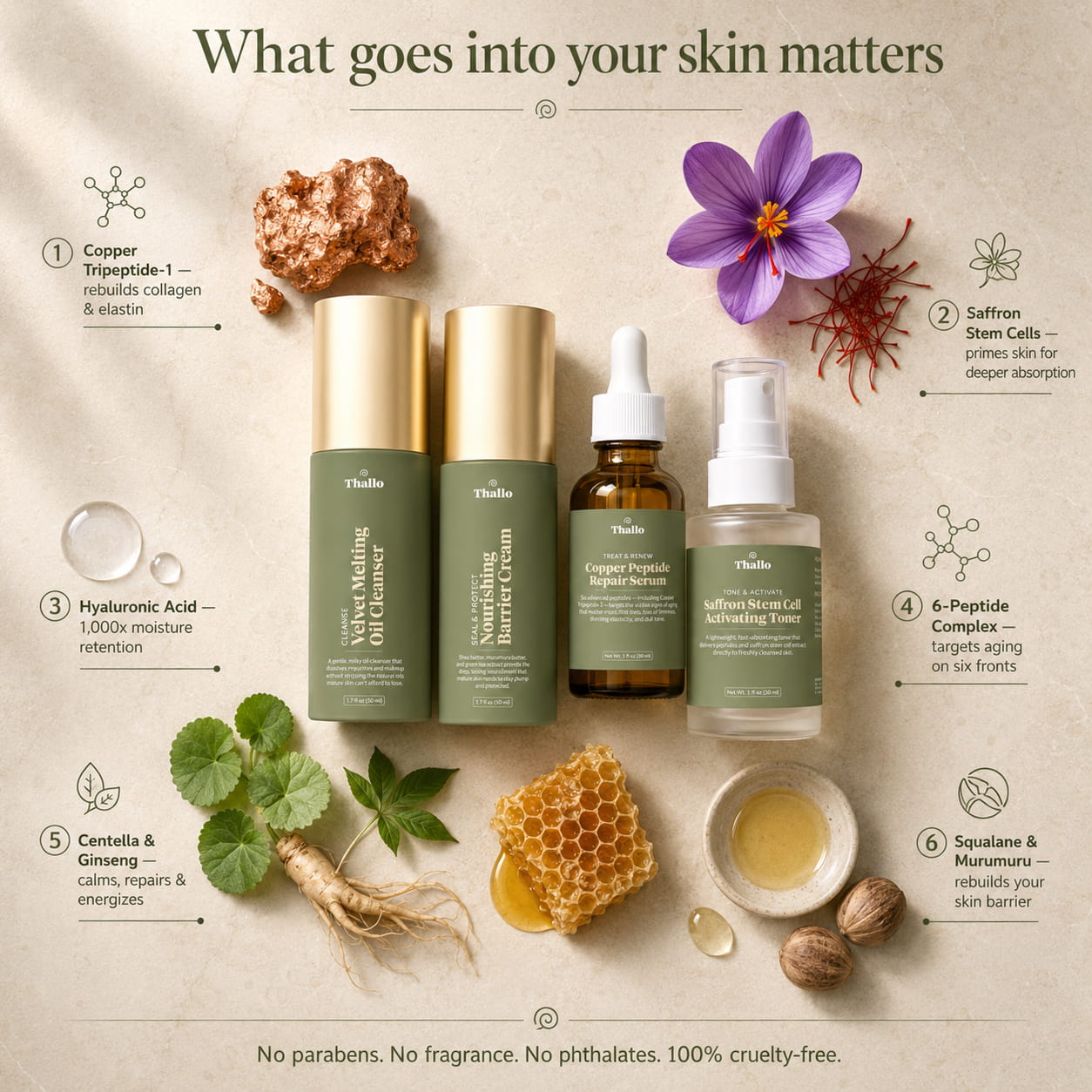 The Peptide Restore System for Mature Women's Skin