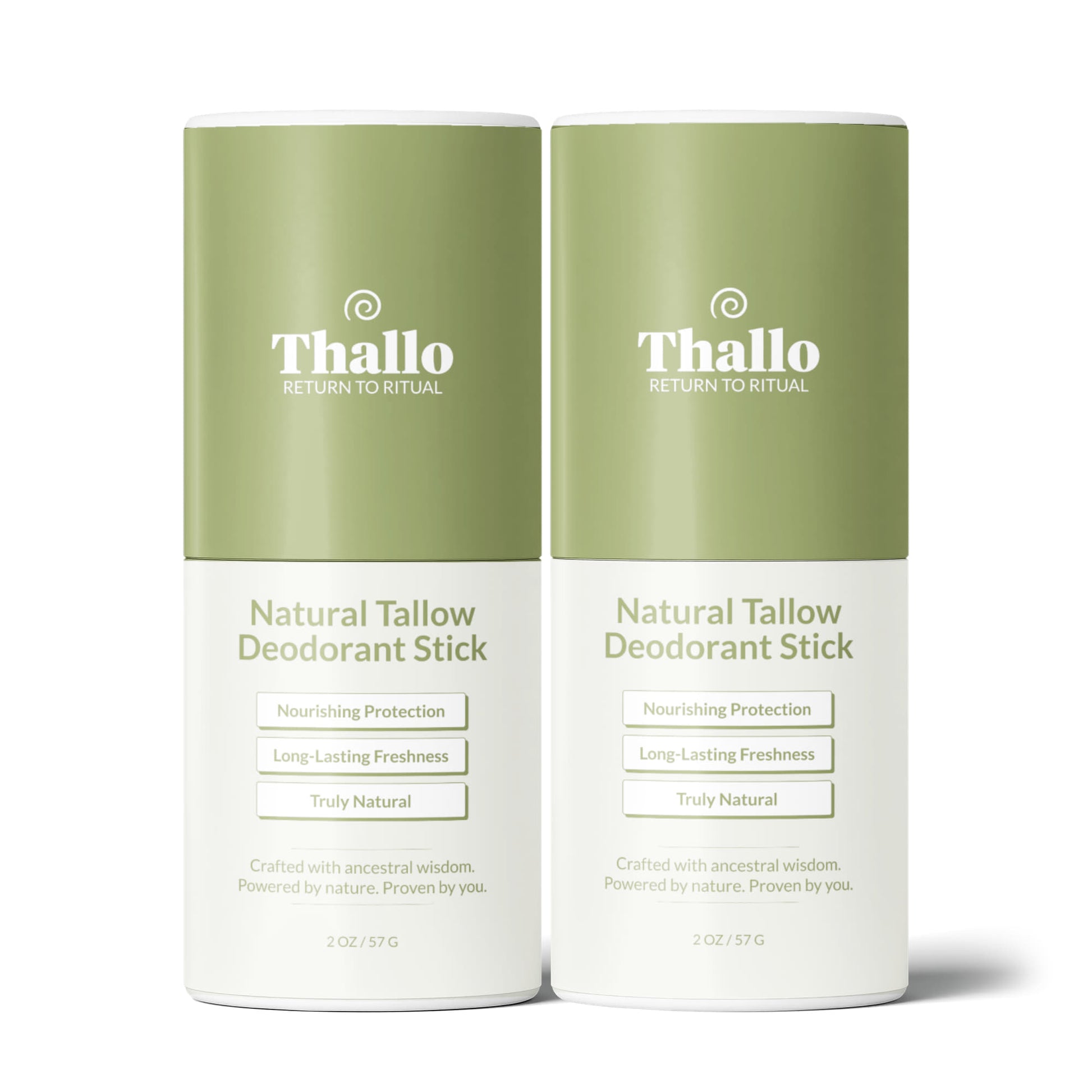 Thallo® 2-Pack Tallow Deo Stick
