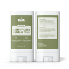 Thallo® Tallow + Zinc Outdoor Stick (2-Pack)