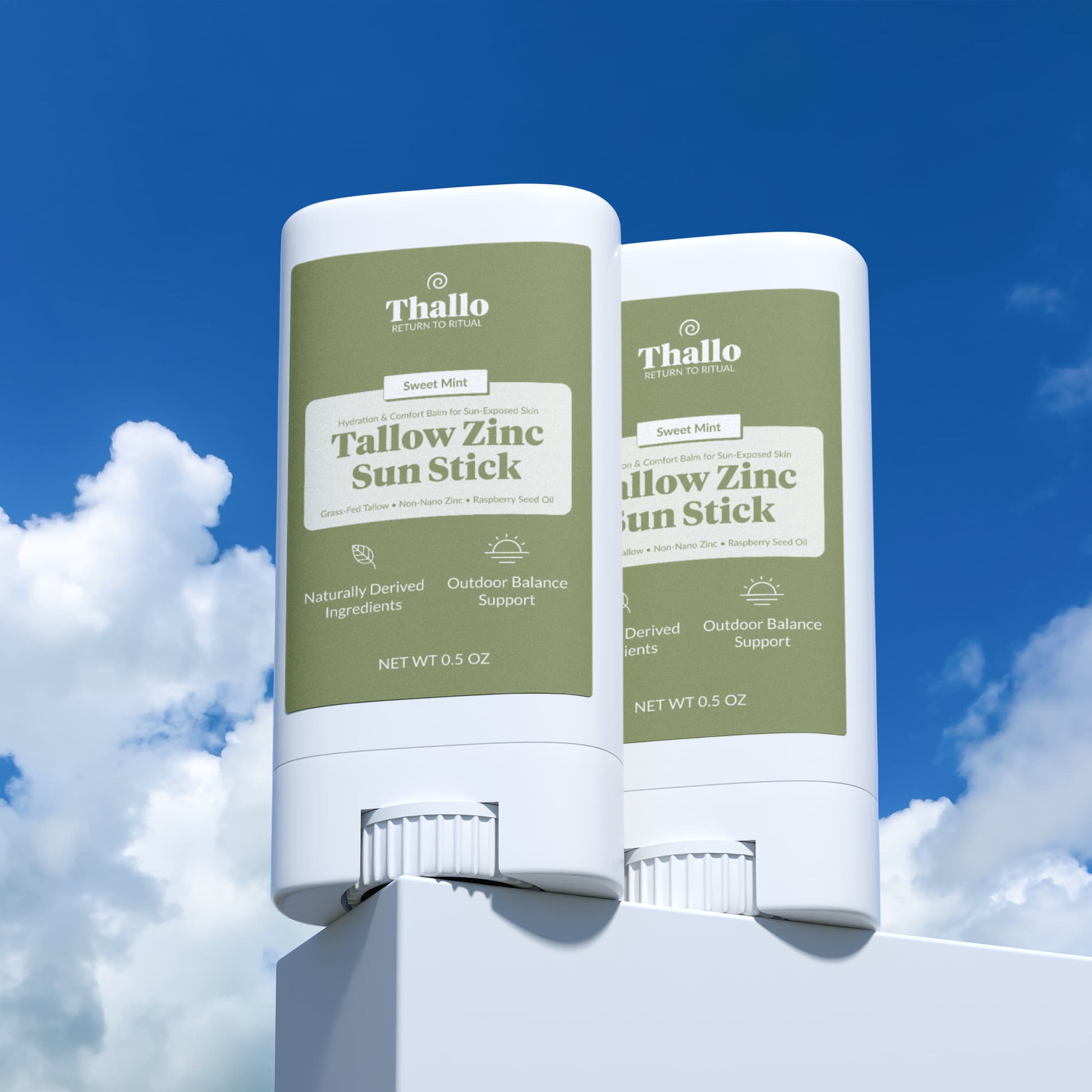 Thallo® 2-Pack Tallow Zinc Sun Stick