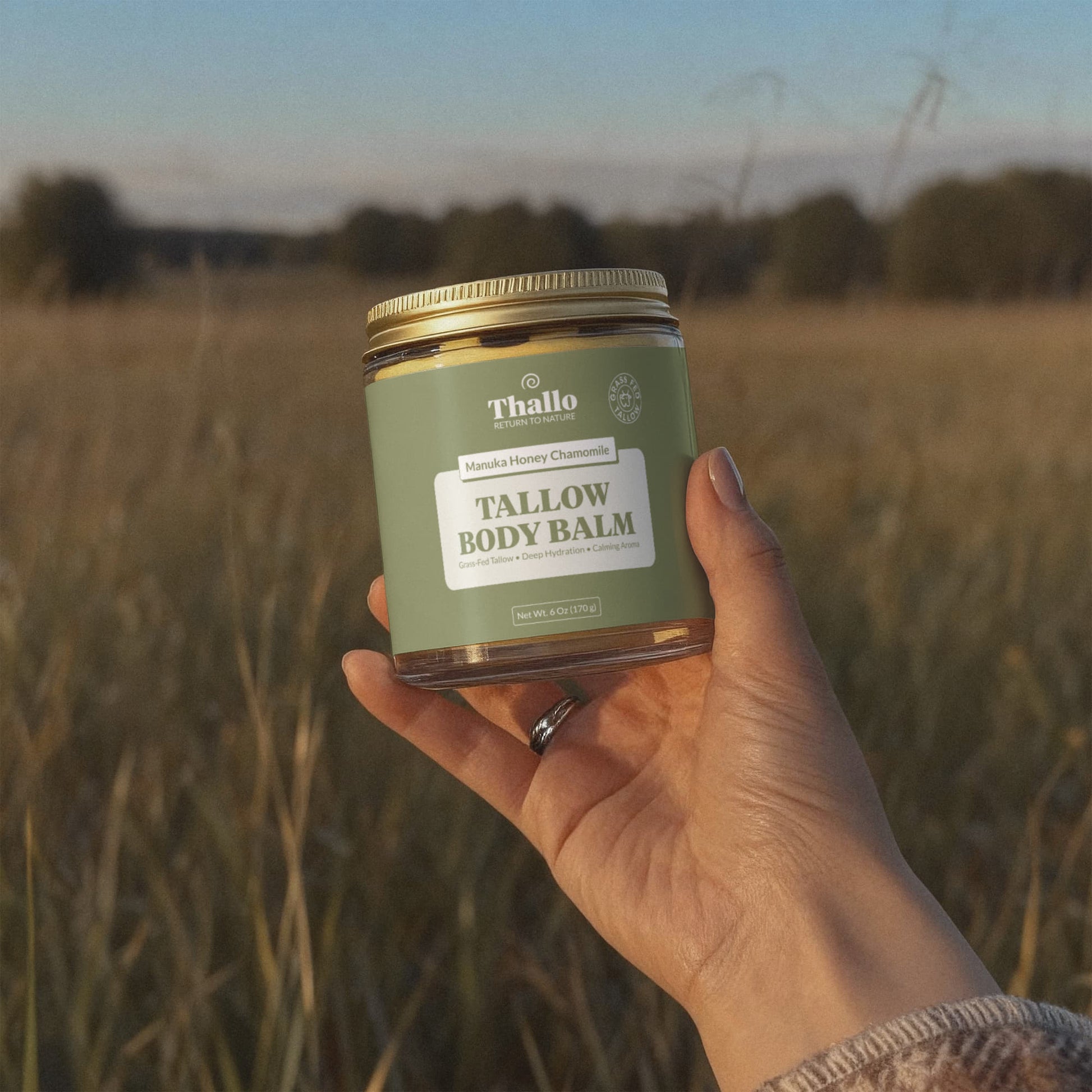 Thallo® Manuka Honey Chamomile Tallow Body Balm