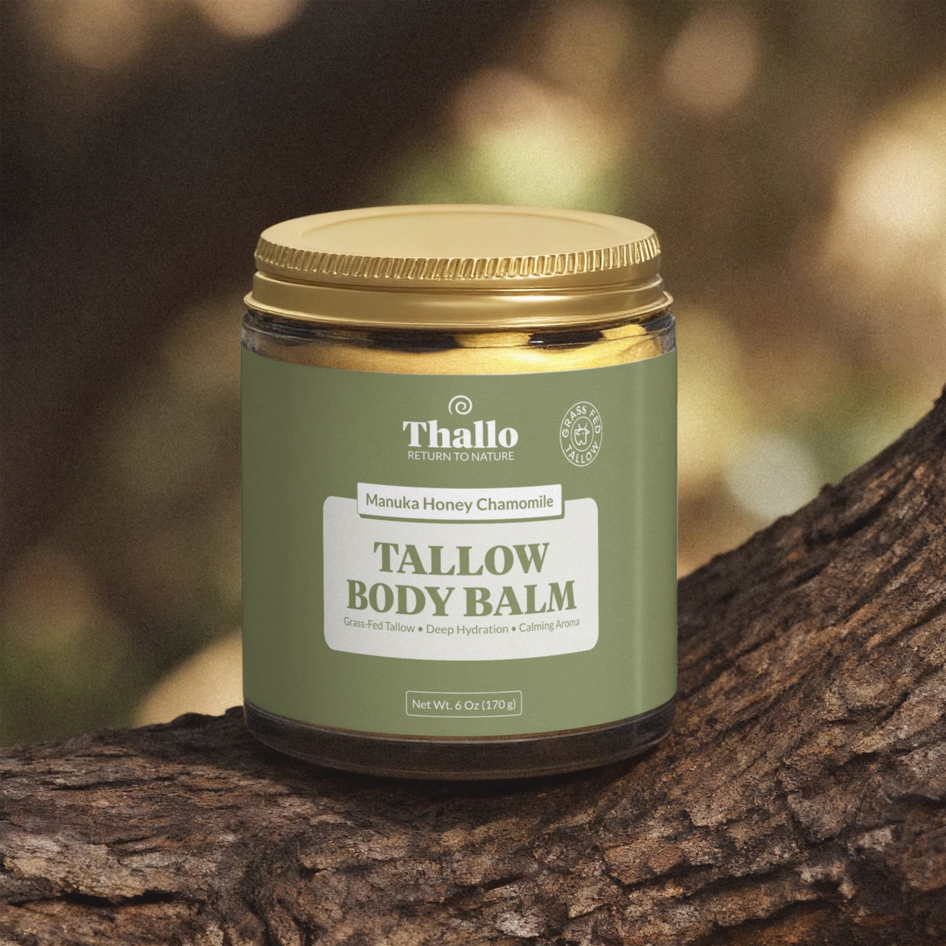 Thallo® Manuka Honey Chamomile Tallow Body Balm