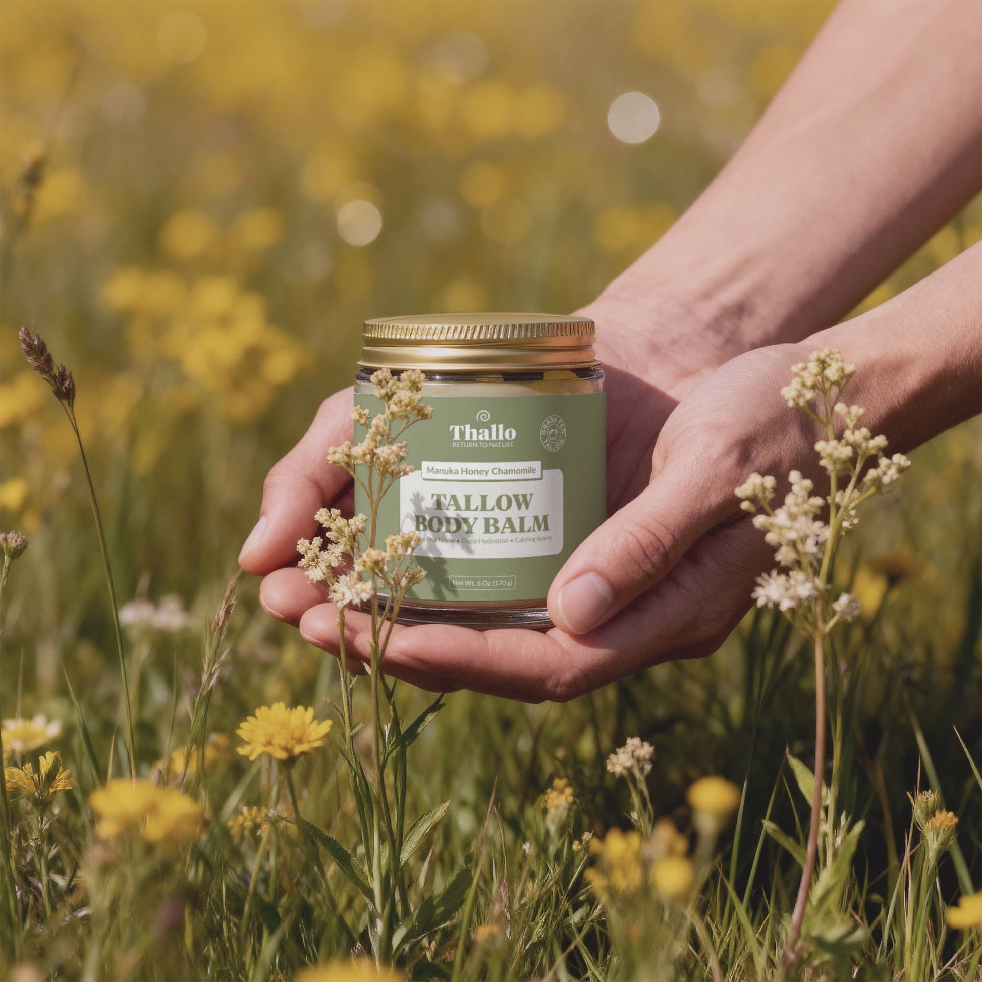 Thallo® Manuka Honey Chamomile Tallow Body Balm