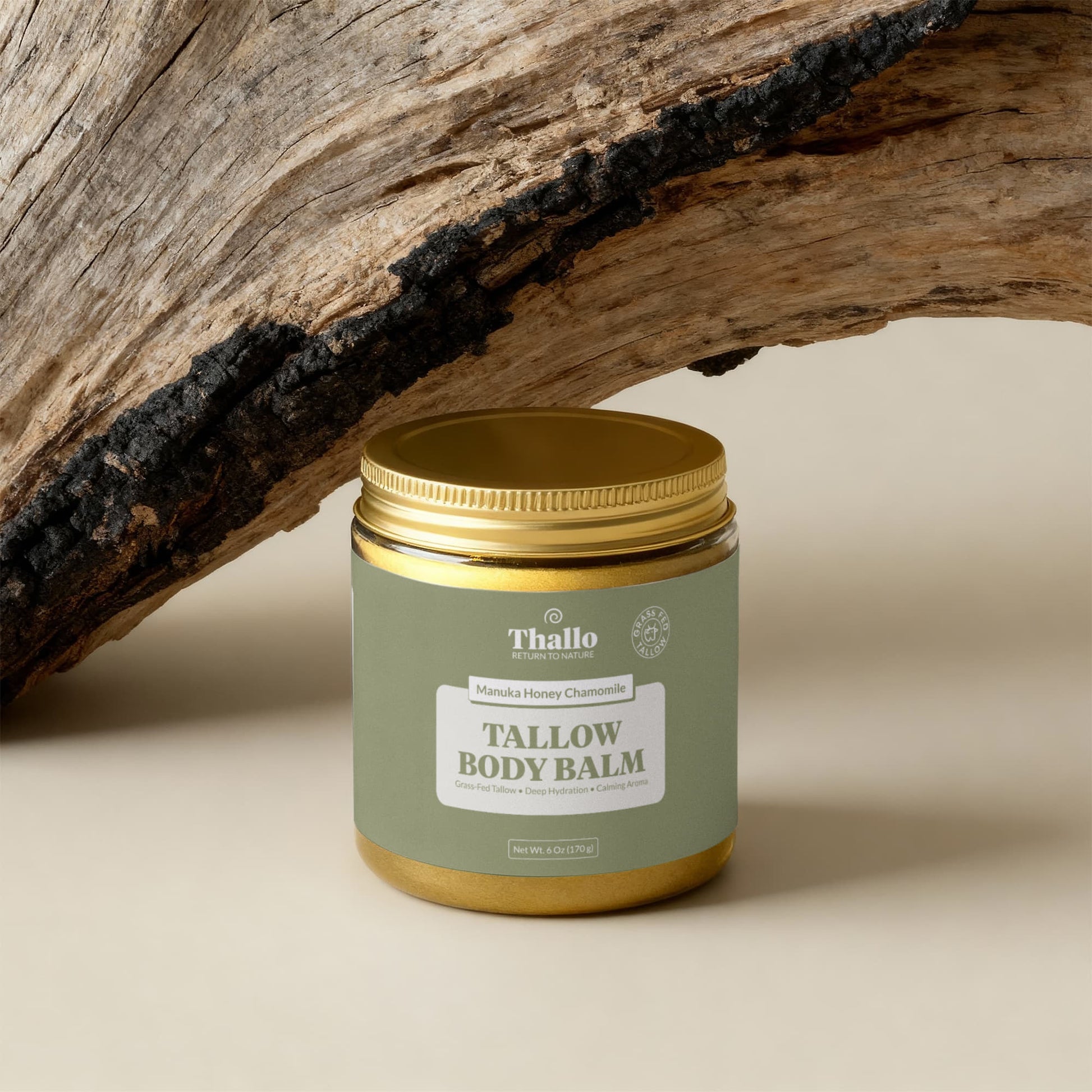 Thallo® Manuka Honey Chamomile Tallow Body Balm