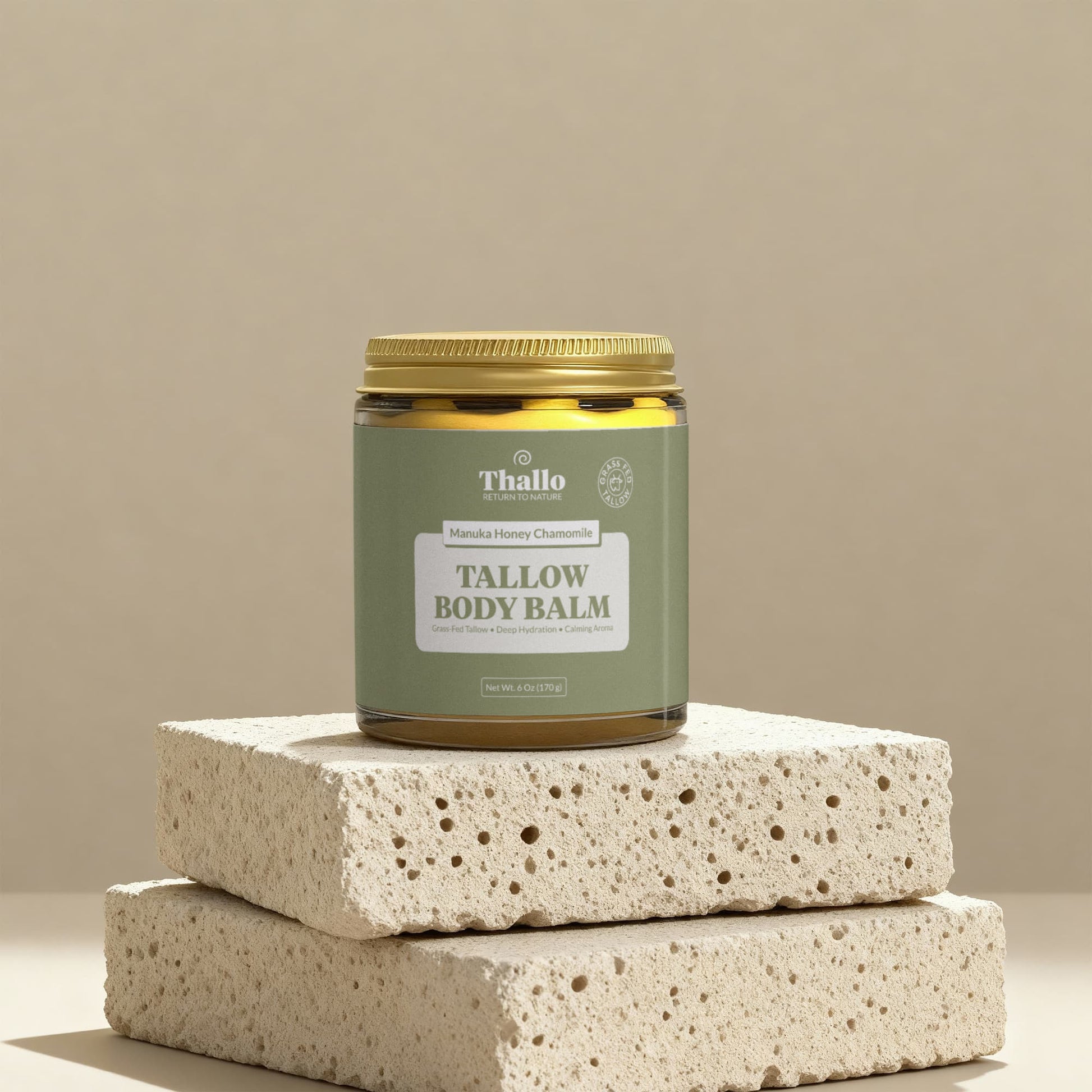 Thallo® Manuka Honey Chamomile Tallow Body Balm